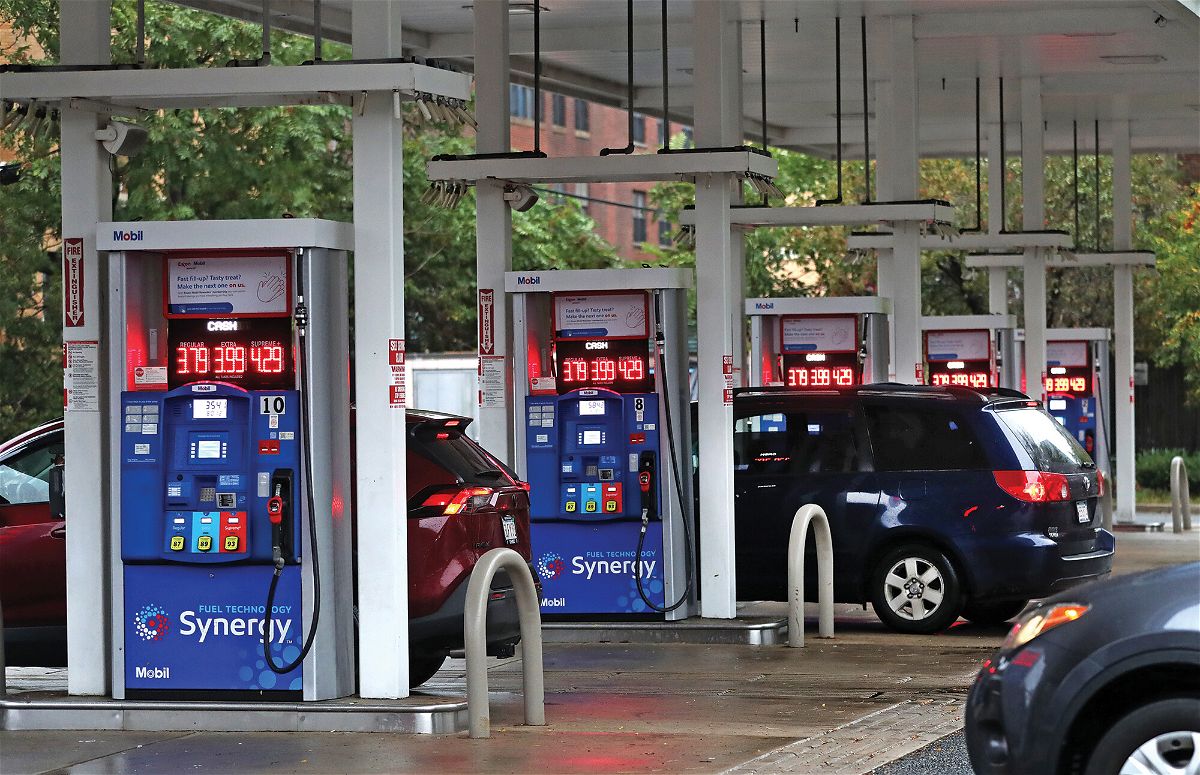 <i>David L. Ryan/The Boston Globe/Getty Images</i><br />Gas prices are sky high and Bank of America warns $120-a-barrel oil is on the way.