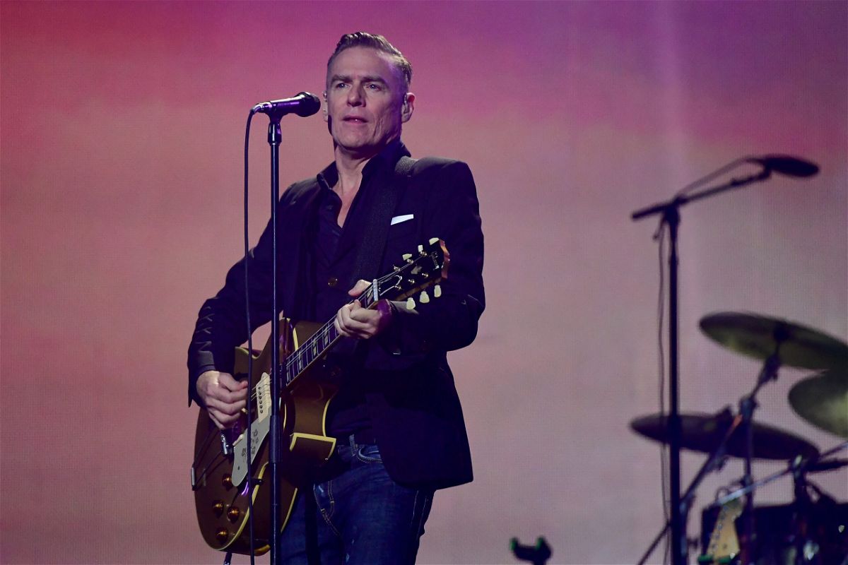 <i>Harry How/Getty Images</i><br/>Bryan Adams tests positive for Covid-19 for the second time. Adams her performs during the closing ceremony of the Invictus Games 2017 on September 30