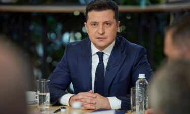 Ukrainian President Volodymyr Zelensky