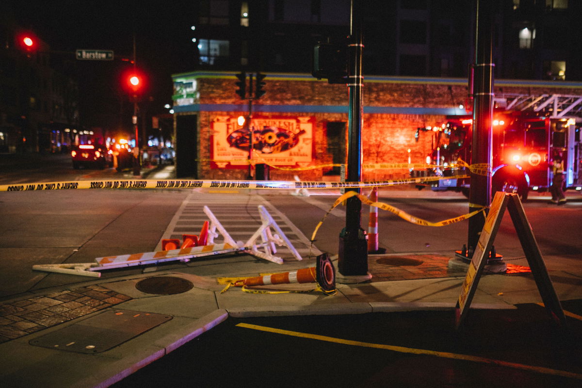 <i>Jim Vondruska/Getty Images</i><br/>Police cordon off a crime scene on November 21