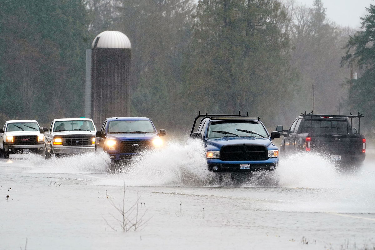 <i>Elaine Thompson/AP</i><br/>Rescuers in British Columbia are working to reach up to 275 people who have been trapped on a highway as the result of two mudslides