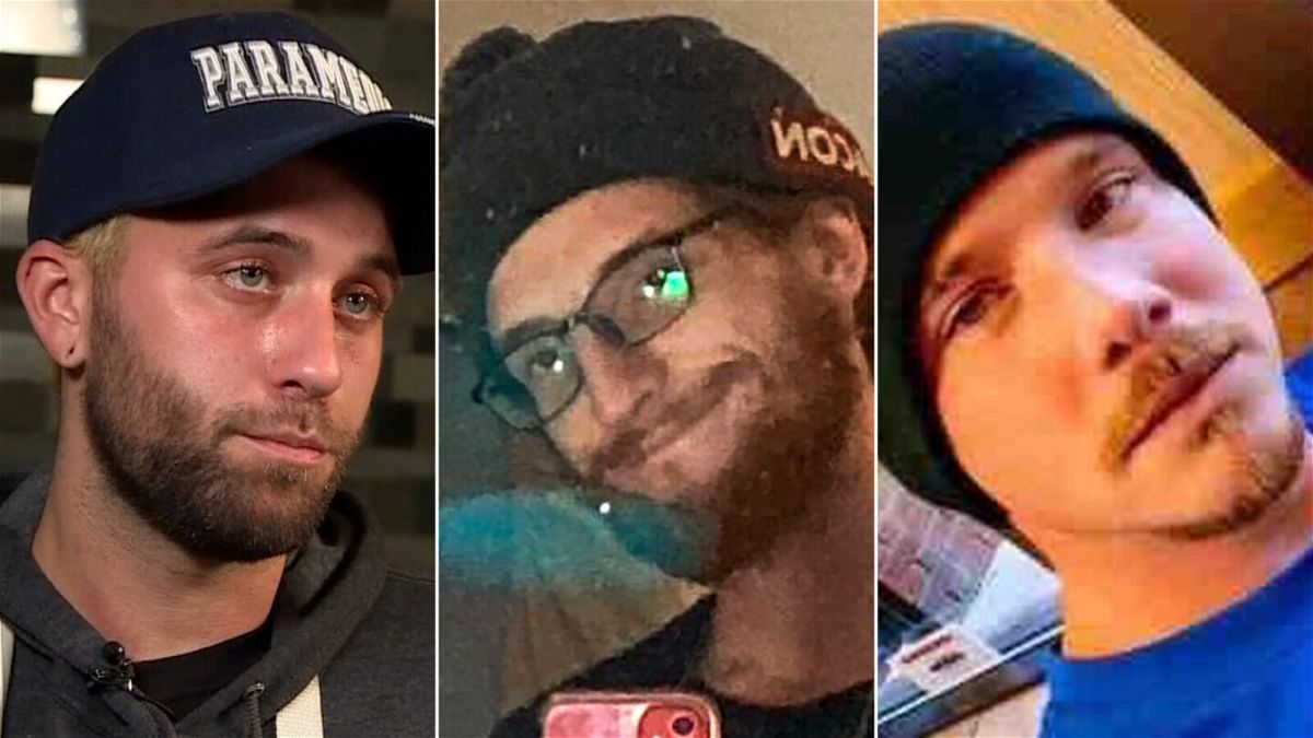 <i>CNN/AP/From GoFundMe</i><br/>Defense lawyers say Kyle Rittenhouse was acting in self-defense last August when he shot and killed Anthony Huber (center)