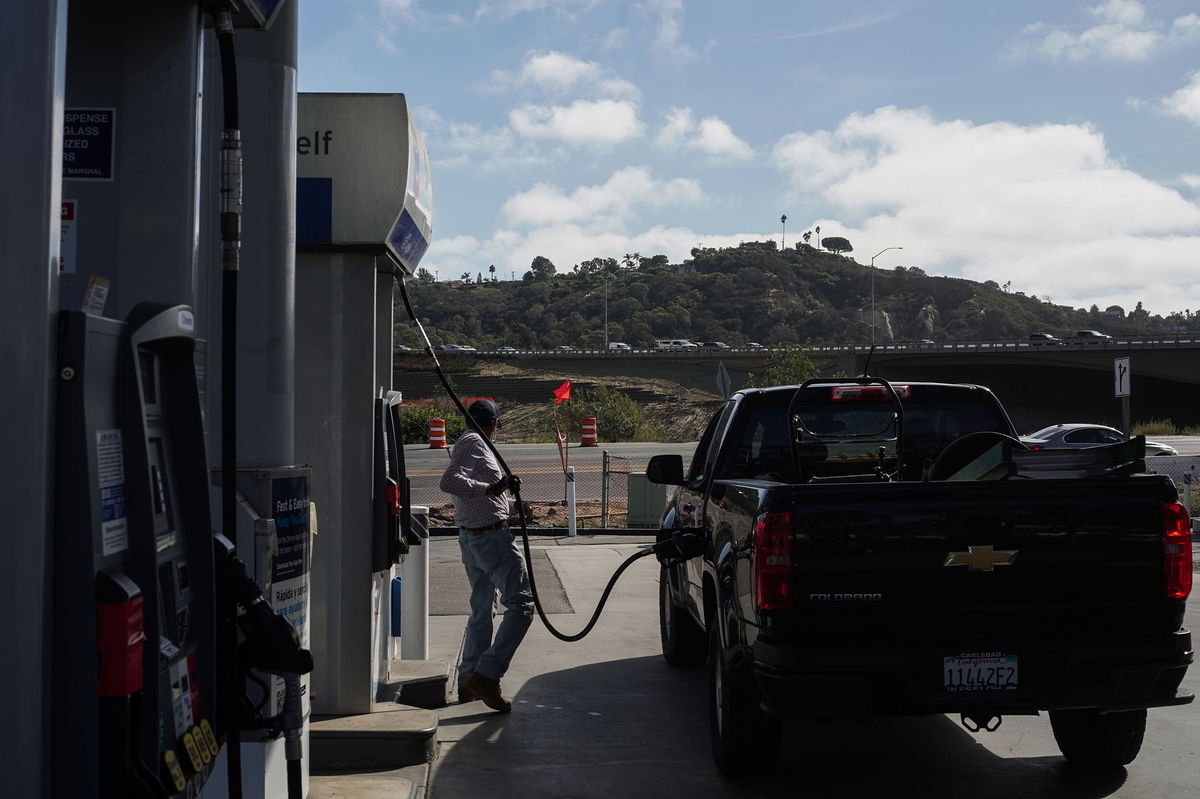 California gas prices hit $4.682 per gallon on Monday