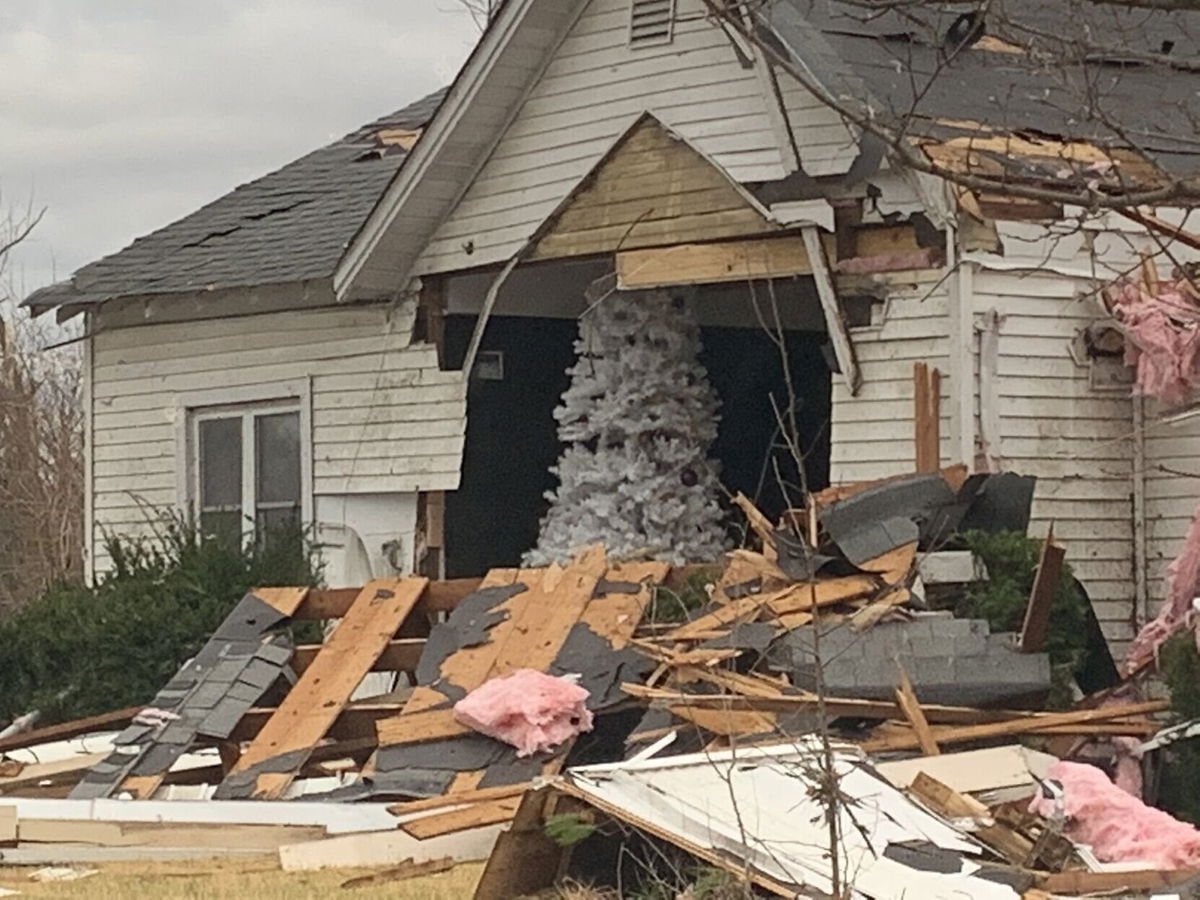 <i>Gov. Mike Parson's Office/KCTV</i><br/>A young child was killed in Friday night's severe weather outbreak in southeastern Missouri.