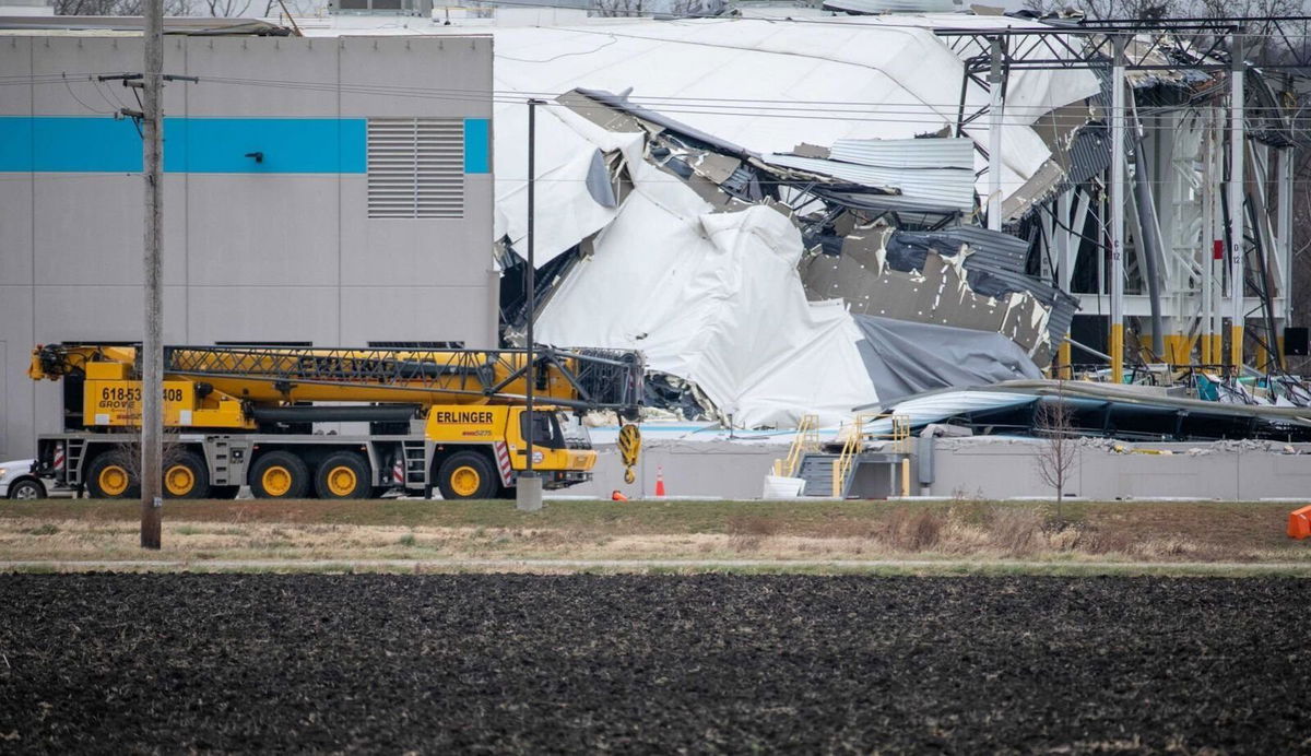 <i>Daniel Shular/St. Louis Post-Dispatch</i><br/>A driver was headed back to Amazon warehouse on her first day when disaster struck.