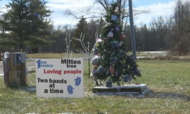 You can donate to the tree by dropping your hats or gloves off at One Church