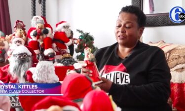 Crystal Kittles has built a decades-old Black Santa collection.