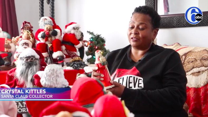 <i>WPVI</i><br/>Crystal Kittles has built a decades-old Black Santa collection.