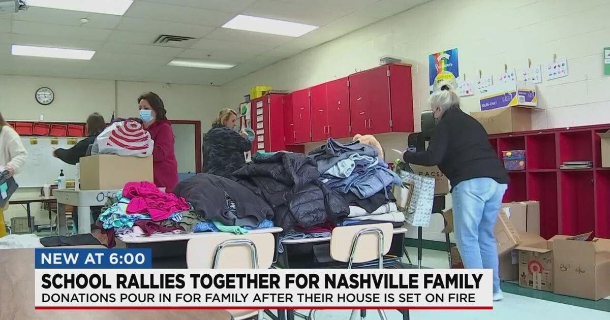 <i>WSMV</i><br/>Volunteers at Cockrill Elementary School in Nashville