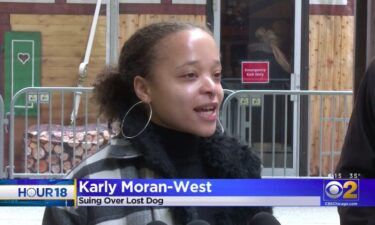 Karly Moran-West has filed a lawsuit to get her dog back.