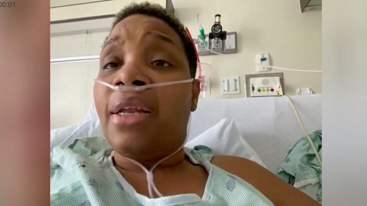 <i>KMOV</i><br/>Trinette Lovett has been battling COVID-19 and pneumonia at Mercy Hospital since last Tuesday.