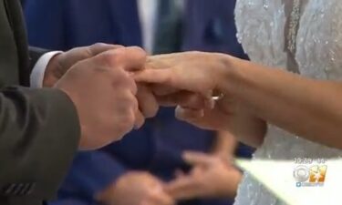 A couple in Denton is celebrating their wedding night thanks in part to a Lewisville Police Officer who went beyond the call of duty to give them back the traditional symbols of their union.