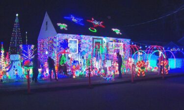 A dazzling light display in Danvers is raising money for Boston's Children’s Hospital.