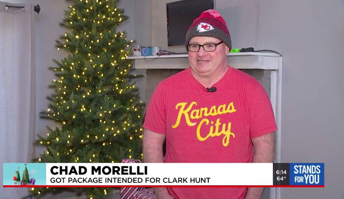 <i>KCTV</i><br/>Chad Morelli found two bottles of wine that were supposed to go to Arrowhead Stadium.