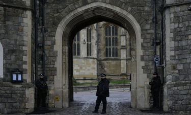 An armed intruder was arrested in the grounds of Windsor Castle