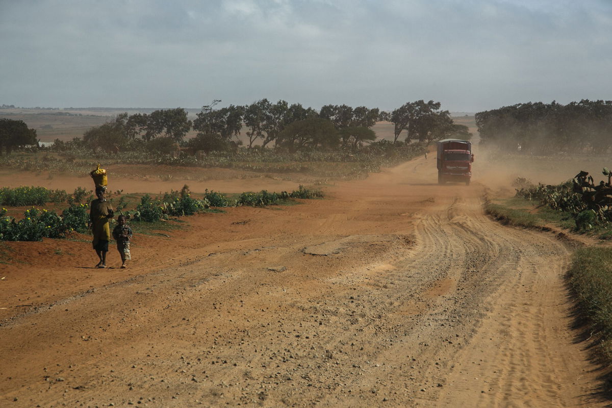 <i>Rijasolo/AFP/Getty Images</i><br/>Madagascar has been experiencing a food crisis for several years amid intense drought.