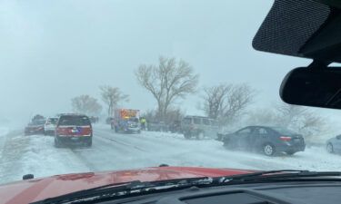 At least three injuries were reported in Sunday's pileup.