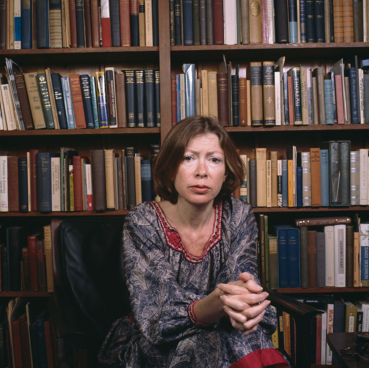 <i>Janet Fries/Hulton Archive/Getty Images</i><br/>Famed American essayist and novelist Joan Didion