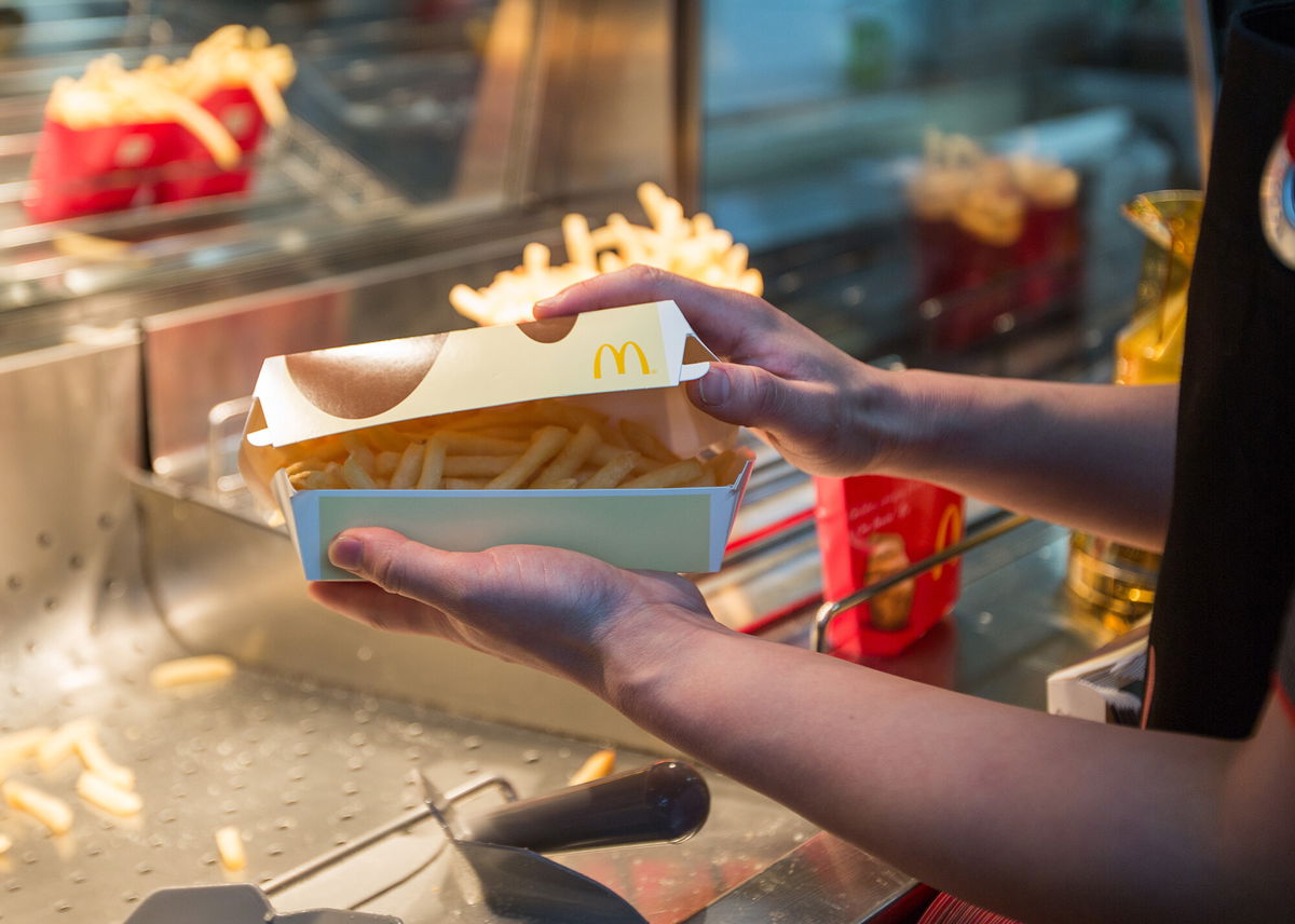 <i>Christopher Jue/Getty Images</i><br/>McDonald's Japan is limiting the sale of french fries from December 24 to December 30 because of potato shortages.