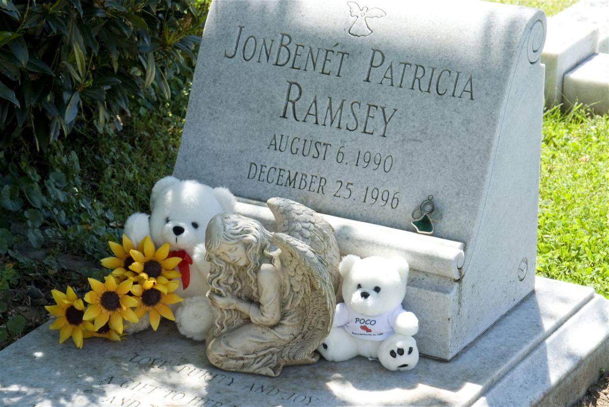 <i>Douglas Keister/Corbis/Getty Images</i><br/>Headstone of JonBenet Ramsey near Atlanta