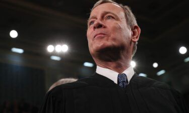 Supreme Court Chief Justice John Roberts awaits the arrival to hear then-President Donald Trump deliver the State of the Union address in the House chamber on February 4
