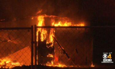 An early morning fire tears through old industrial building in Everett