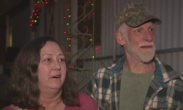 Holly Schlumpf and Tim Warren are engaged just months after they were both evacuated from their homes as strangers due to the Caldor Fire.