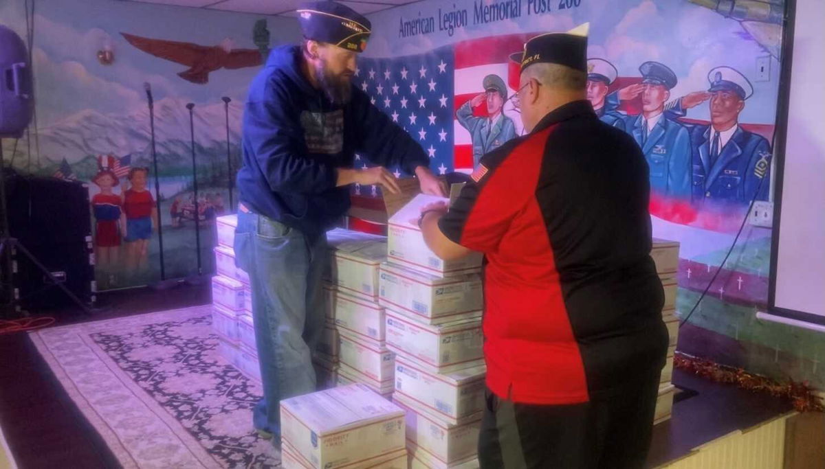 <i>WPBF</i><br/>American Legion Post 268 in Riviera Beach is sending 65 packages to American service members currently serving in Ukraine.