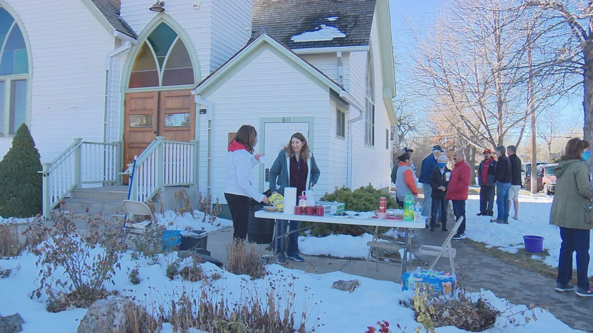 <i>KCNC</i><br/>The community in Longmont came together on Sunday to help restore a beloved church after it was vandalized last week.