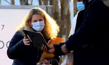 Dozens of volunteers hit the streets of Asheville on Tuesday night