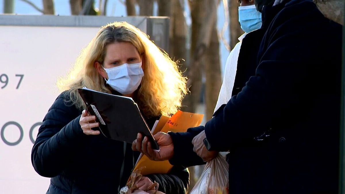 <i>WLOS</i><br/>Dozens of volunteers hit the streets of Asheville on Tuesday night