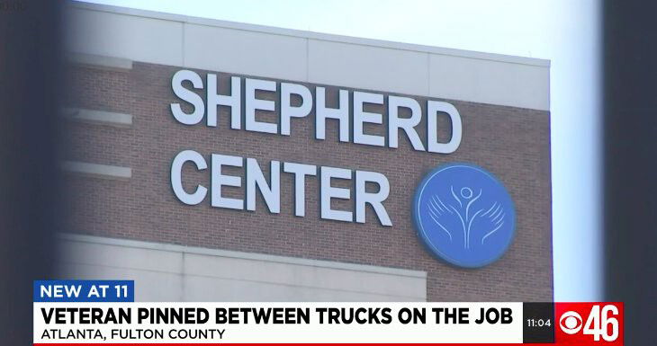 <i>WGCL</i><br/>Kevin Freeman was transferred to the Shepherd Center last week after spending nearly a month in the hospital following a workplace accident.