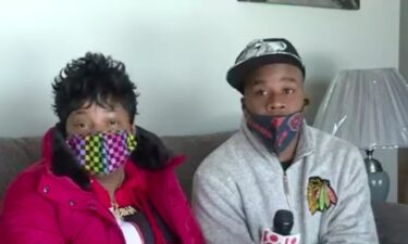 Iiesha Hardy and Anthony Arnold say they've been without warm water for three weeks.