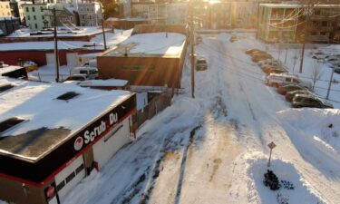 New drone video of the snowstorm aftermath in Boston