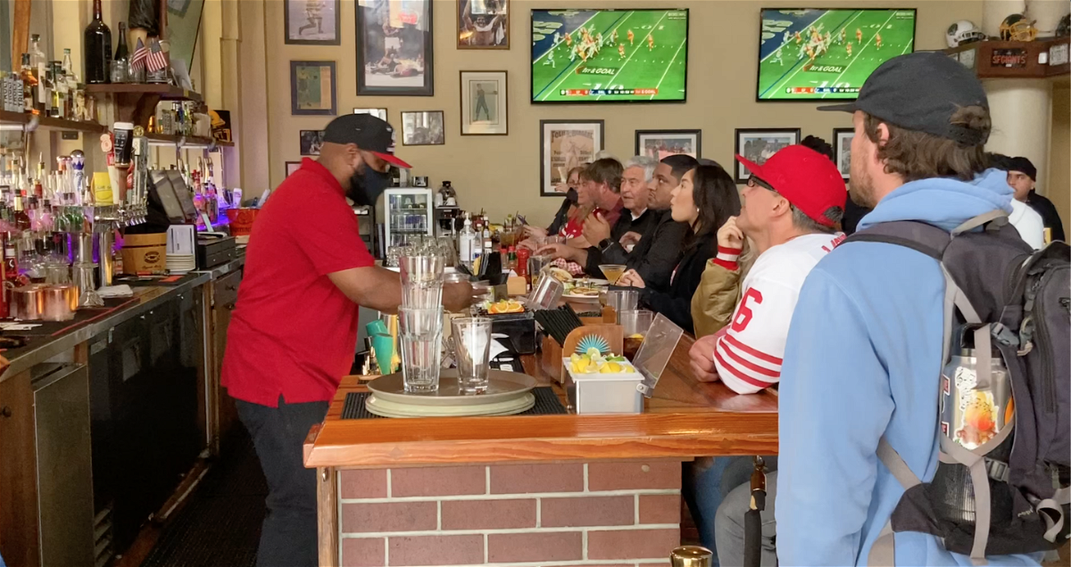 In Downtown Salinas at the Dubber's Sports Bar, 49ers fans were 