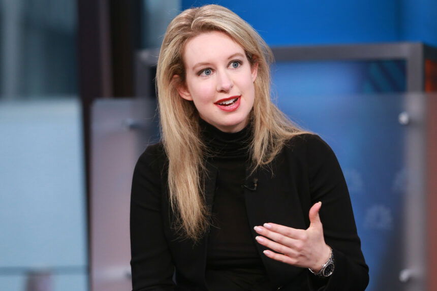 Elizabeth Holmes during in an interview on September 29