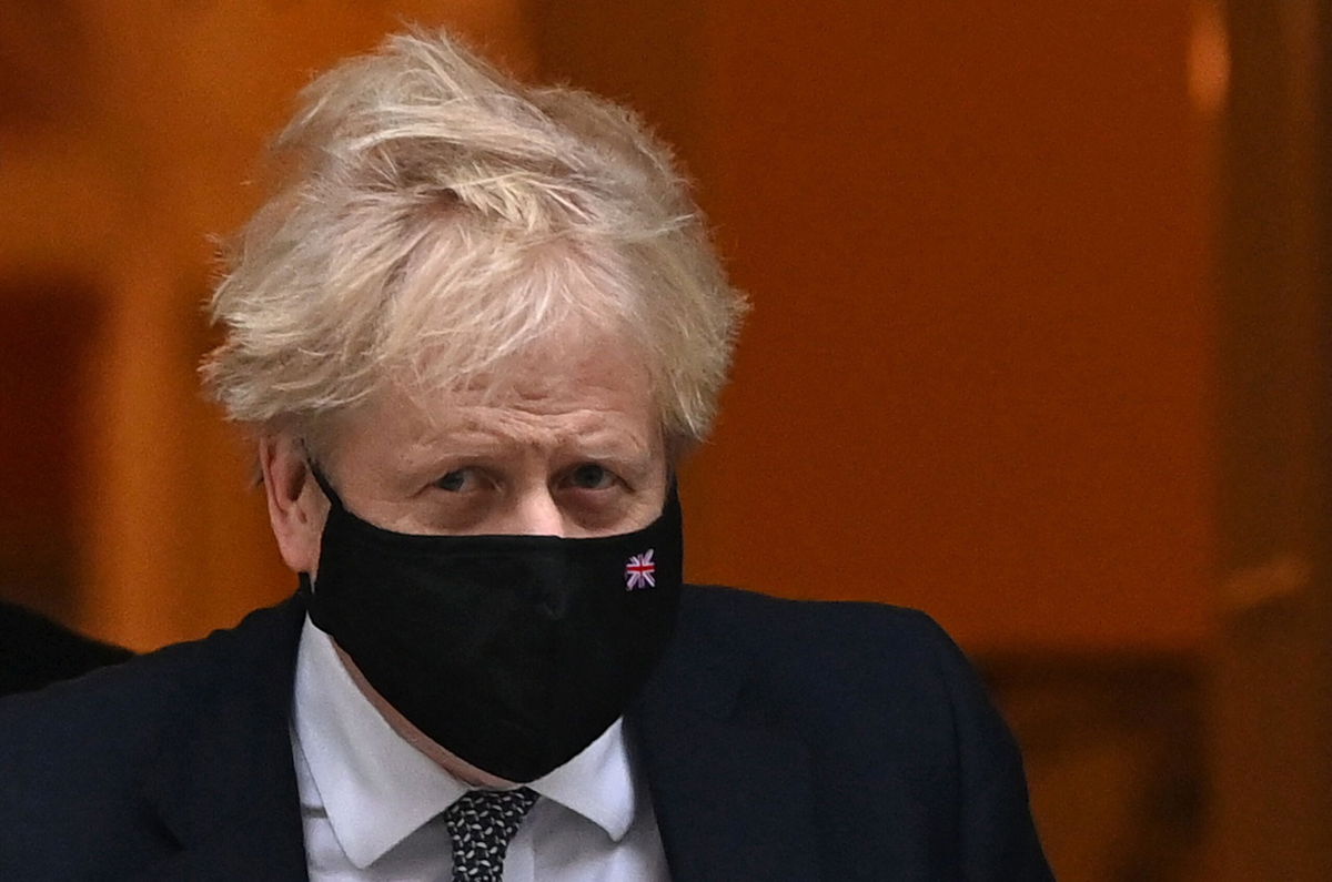 <i>Daniel Leal/AFP/Getty Images</i><br/>An initial report into Boris Johnson's 'Partygate' scandal is published. The UK prime minister here leaves 10 Downing Street in London on January 25.