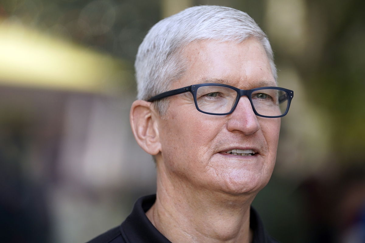 <i>Marcio Jose Sanchez/AP</i><br/>Apple CEO Tim Cook