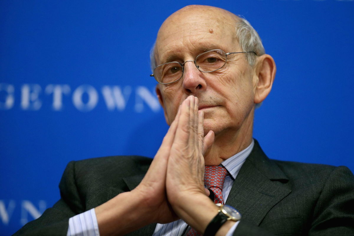 <i>Chip Somodevilla/Getty Images</i><br/>Supreme Court Justice Stephen Breyer