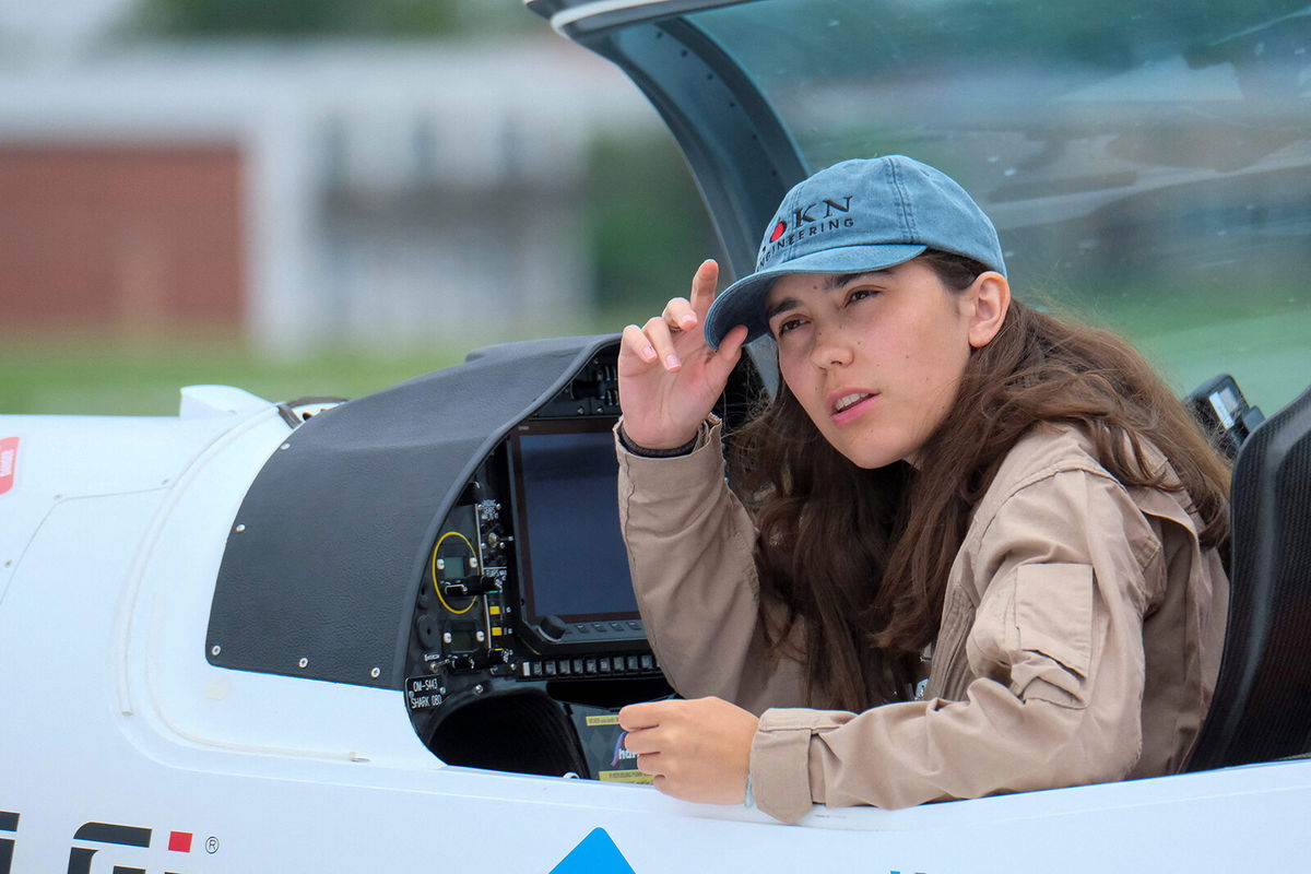 <i>Nicolas Maeterlinck/Belga/AFP/Getty Images</i><br/>Teenage aviator Zara Rutherford has become the youngest woman to fly around the world solo.