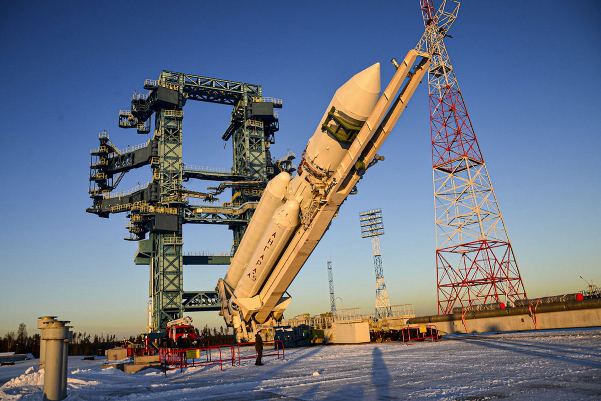 <i>Russian Defense Ministry Press Service/AP</i><br/>Space experts are tracking a Russian rocket part that is set to make an uncontrolled reentry into Earth's atmosphere within the next 24 hours