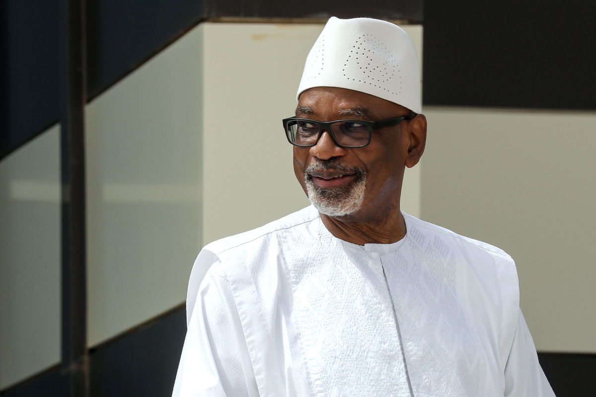 <i>Ludovic Marin/Pool/AFP/Getty Images</i><br/>Ibrahim Boubacar Keita poses for a photo during the G5 Sahel summit on June 30