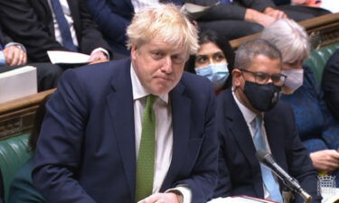 UK Prime Minister Boris Johnson