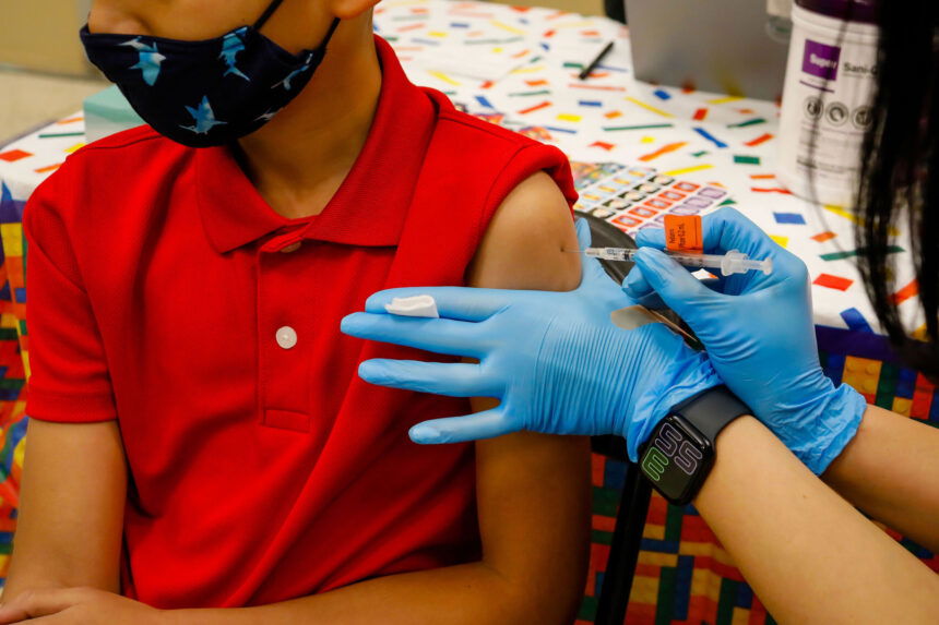 Miami-Dade County Mayor And Superintendent of Schools Visits Elementary School Vaccination Site