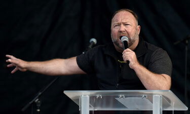 Right-wing conspiracy theorist Alex Jones