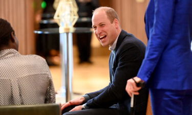 The Duke of Cambridge laughs while visiting the newly opened BAFTA headquarters.