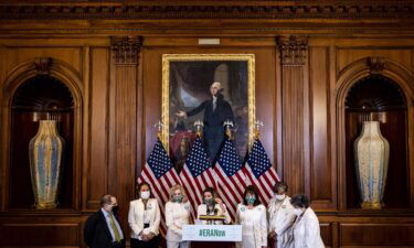 House Speaker Nancy Pelosi speaks during a news conference about the Equal Rights Amendment on Tuesday