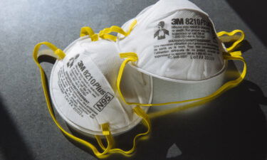 3M Performance Particulate Respirator 8210Plus N95s are arranged for a photograph in New York state on July 29