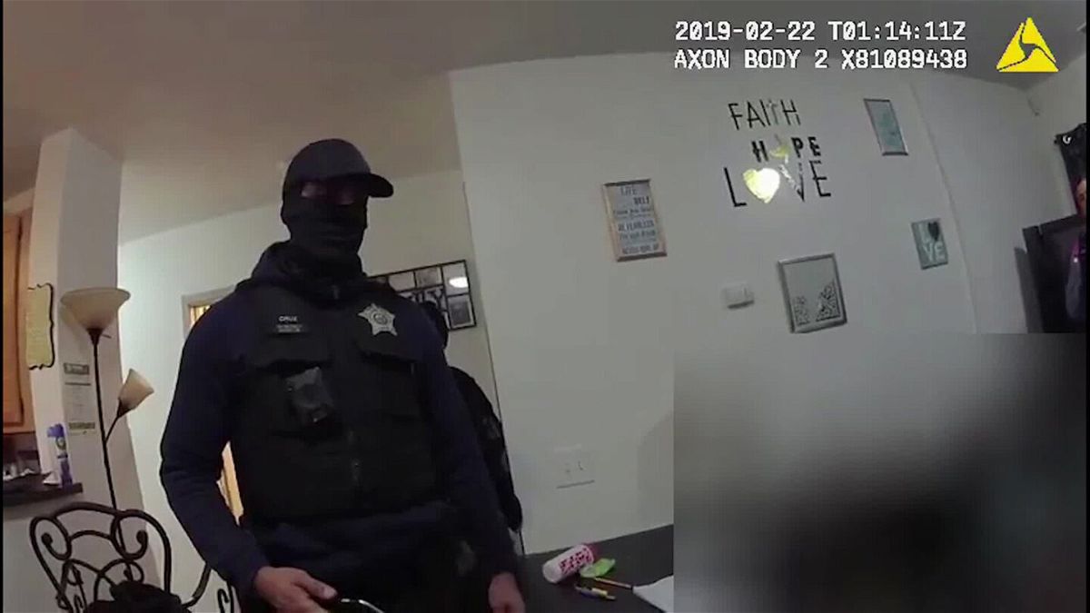 <i>Chicago Police Department</i><br/>Police body cameras recorded footage from the mistaken raid of Anjanette Young's home in Chicago on February 21