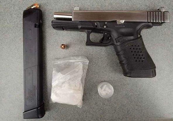 Gun and drugs found during arrest of Gomar